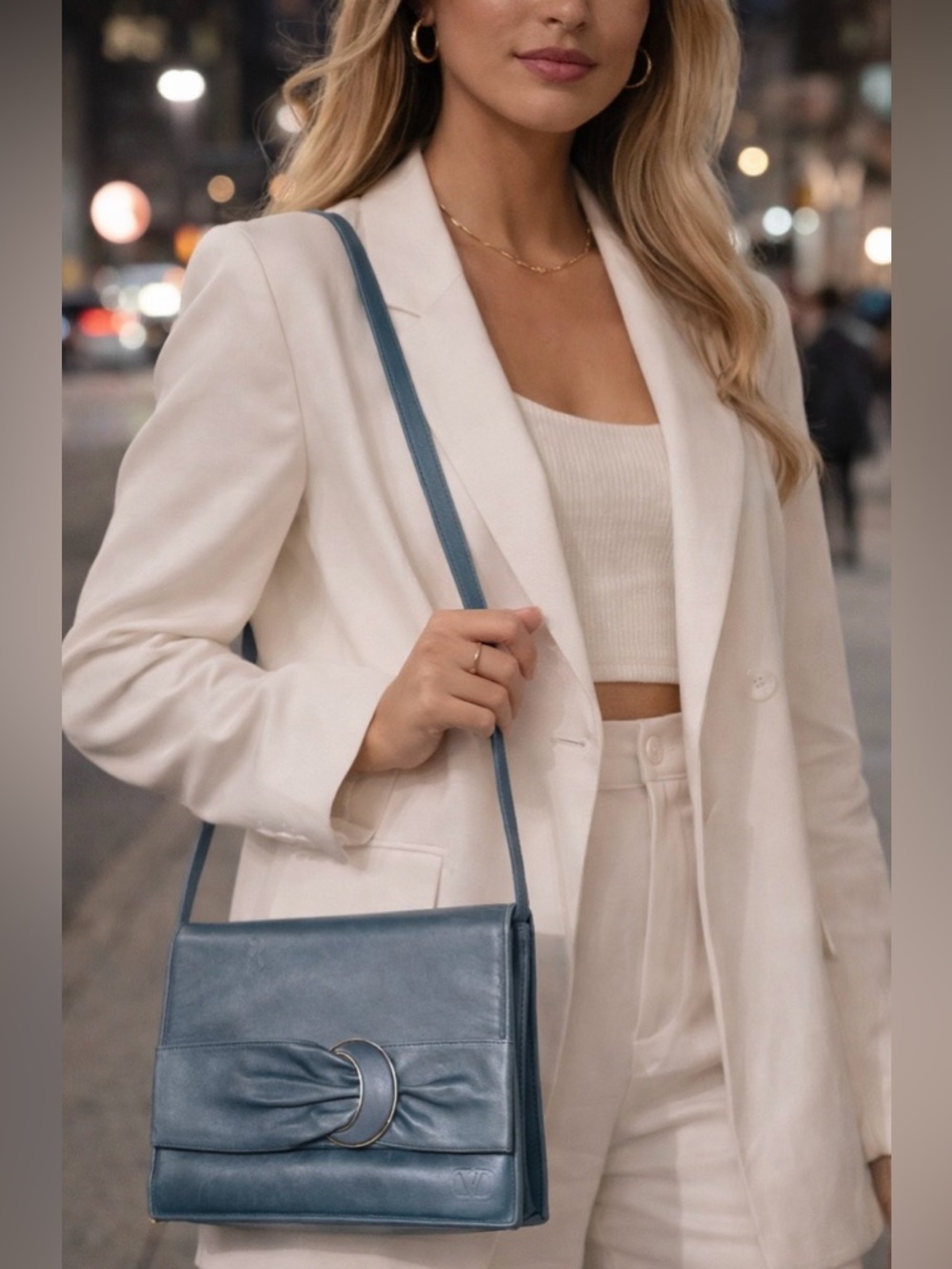 Valentino Garavani Leather Crossbody Flap Bag